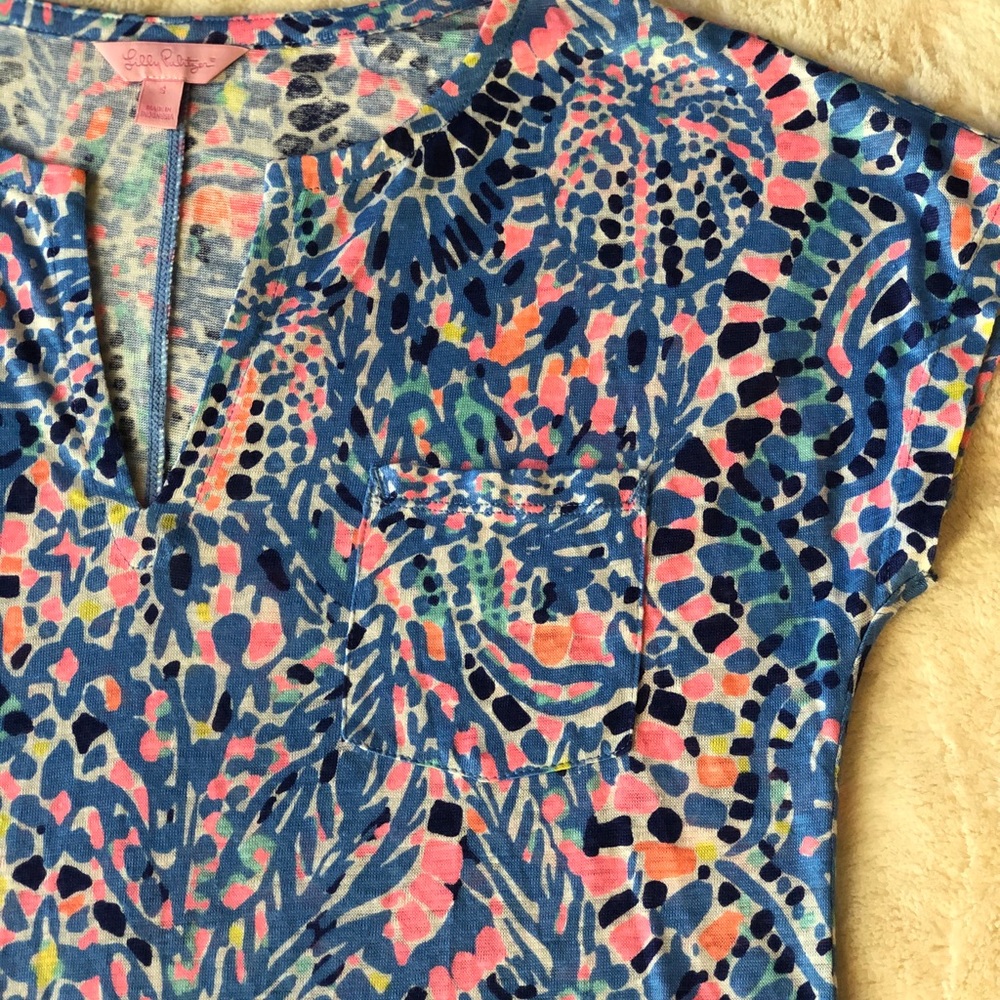 Lilly Pulitzer TicTac Tile Allover Duval Dress - Picture 4 of 6
